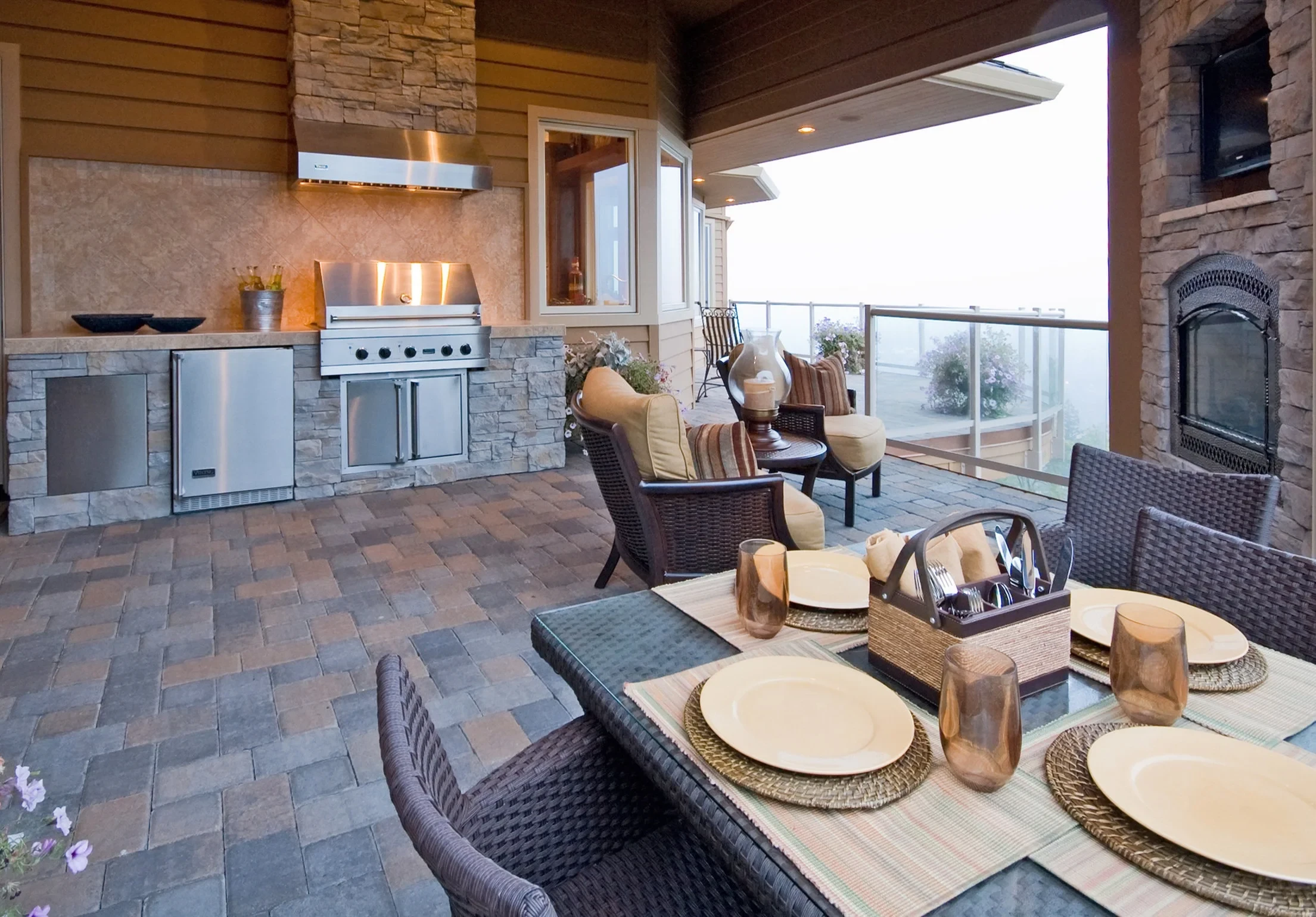 Backyard pool lifestyle Southern California